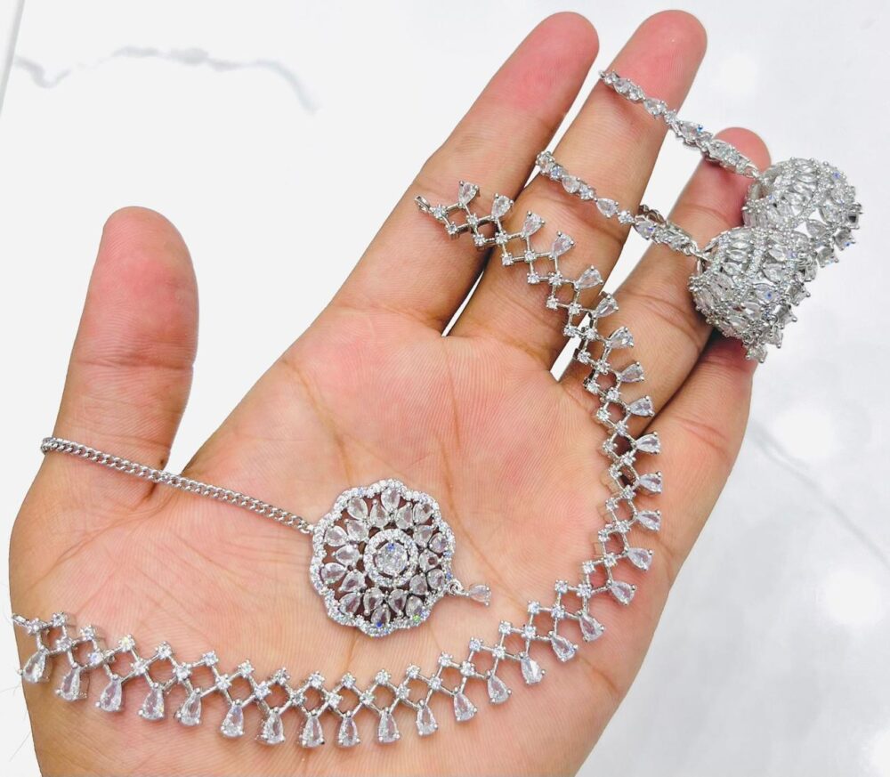 Zircon necklace set FE00