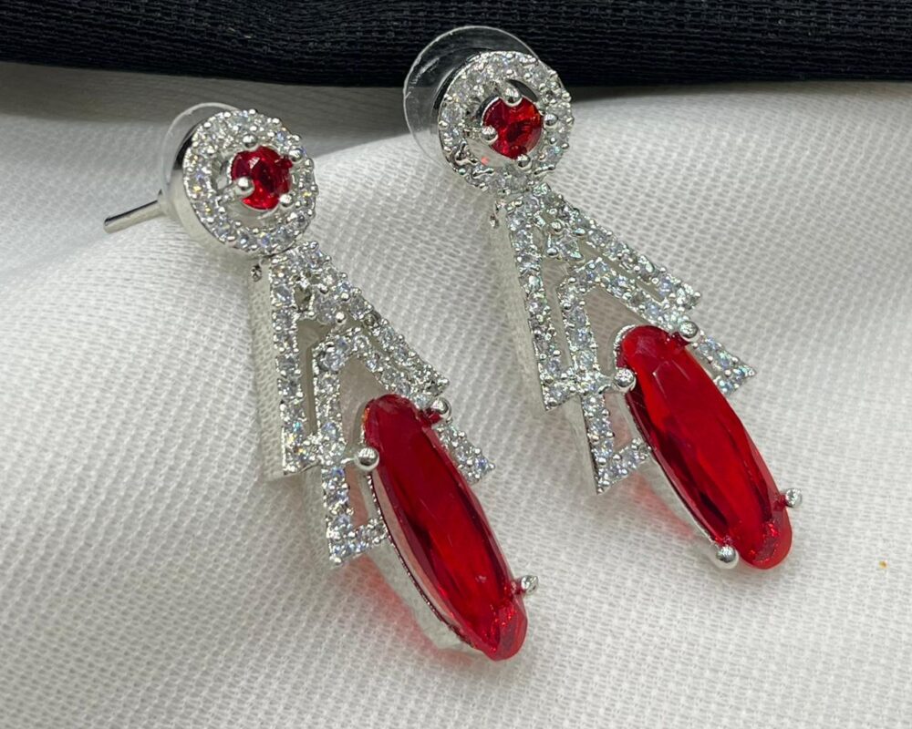 Zircon earingsA0F0