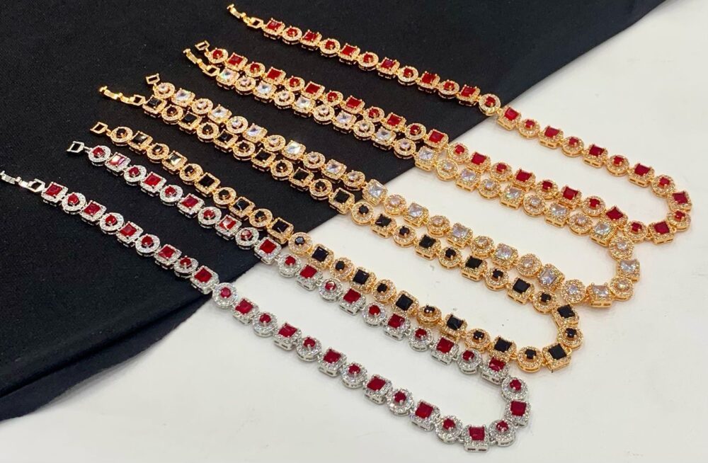 Gold zircon stone malla A150