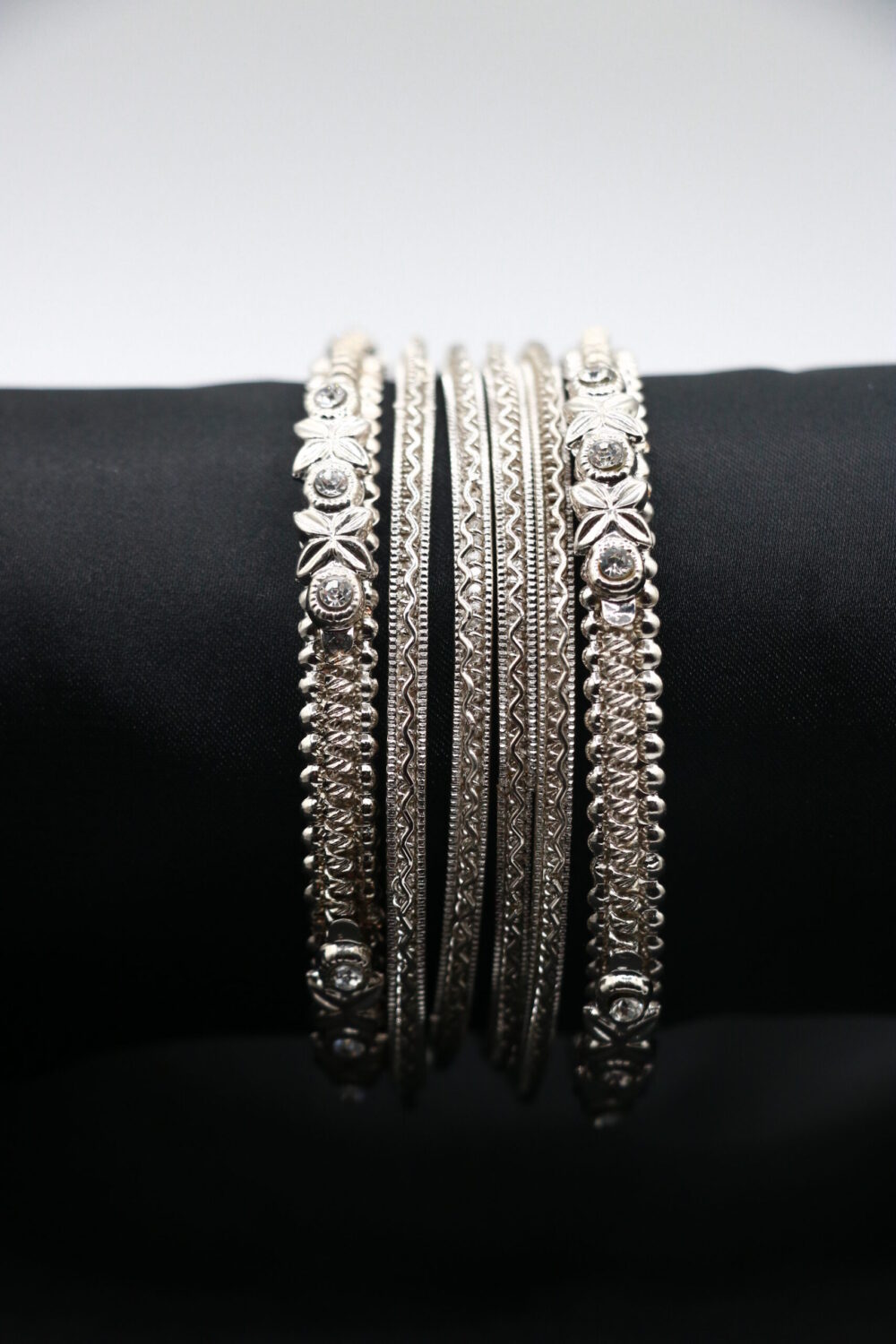 Silver bangles