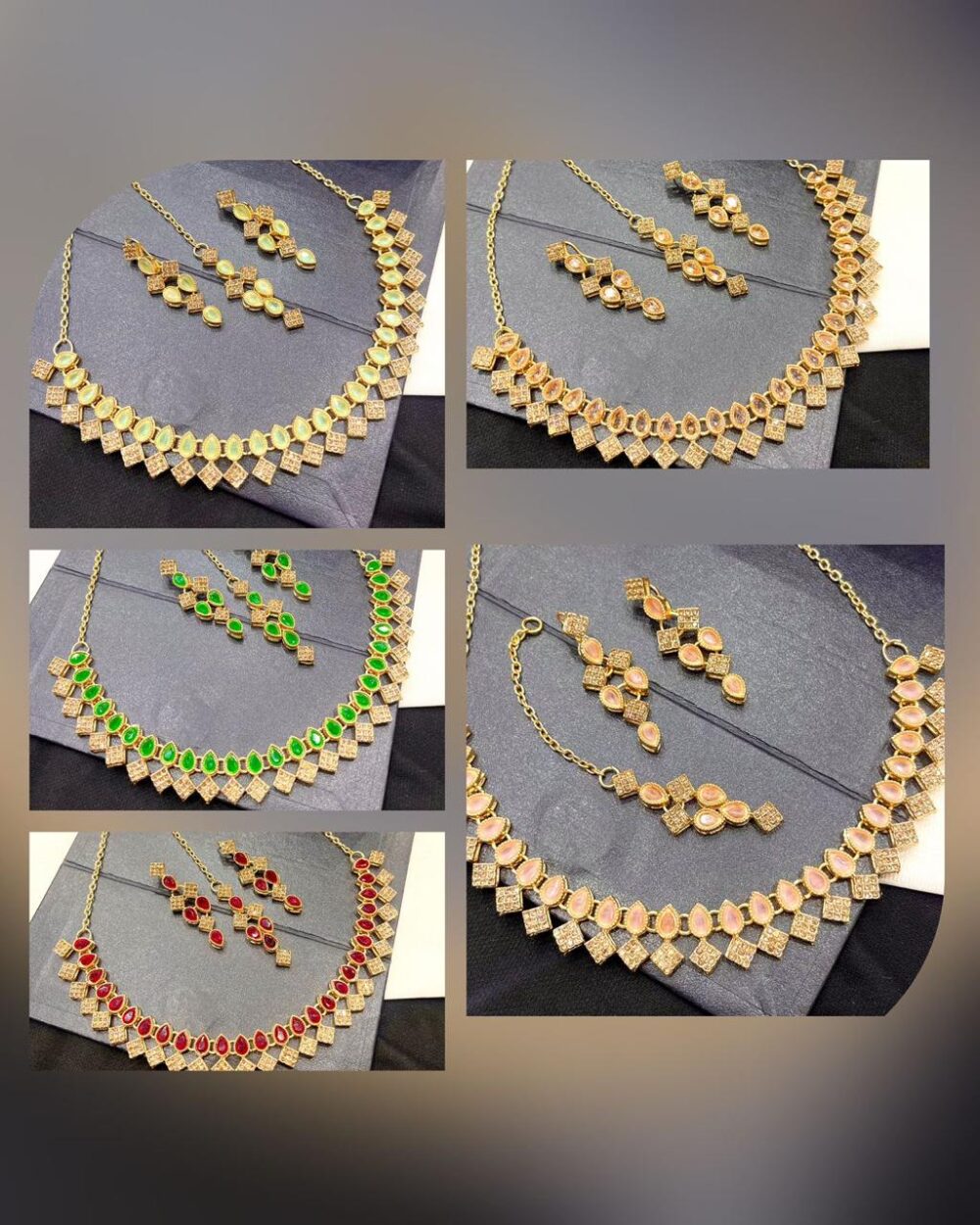 Stone necklace D00 - Image 2