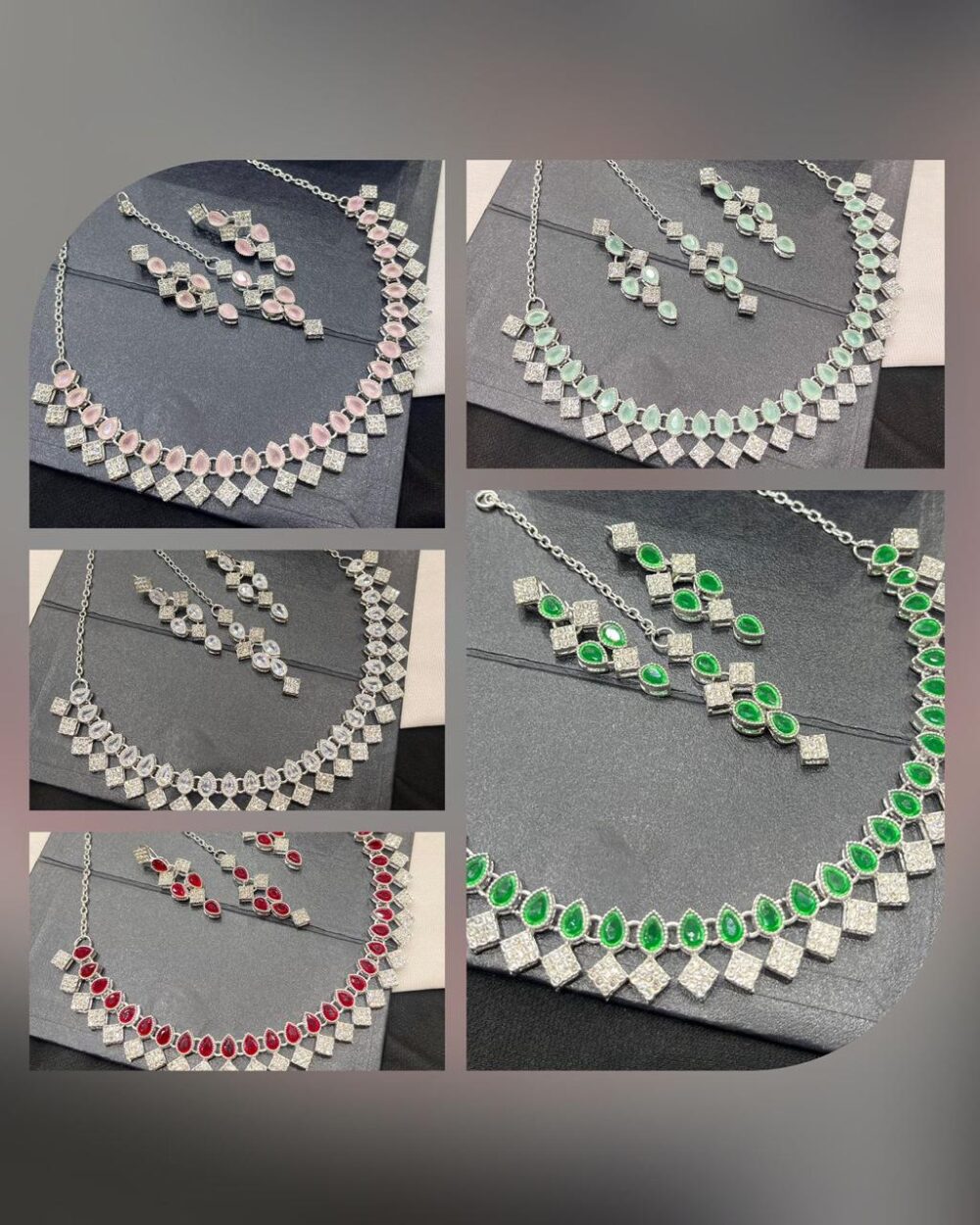 Stone necklace D00 - Image 3