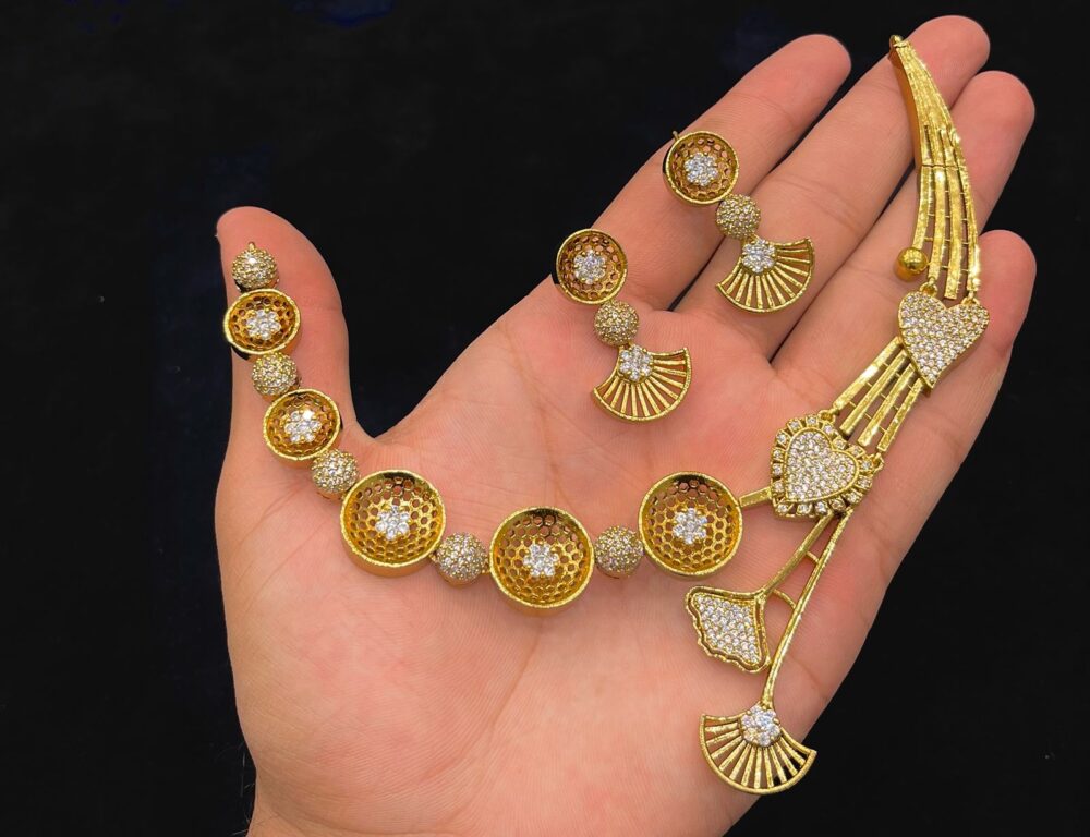 Diamond zircon set D001