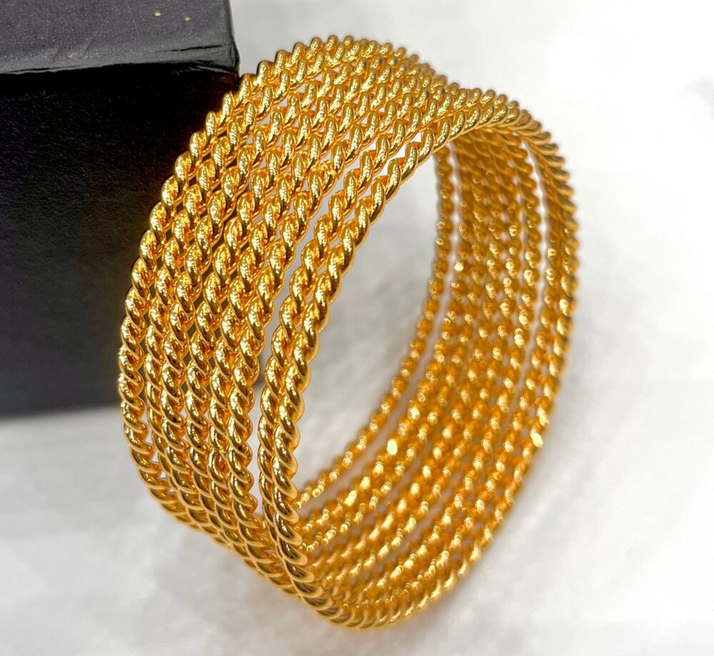 Gold bangles