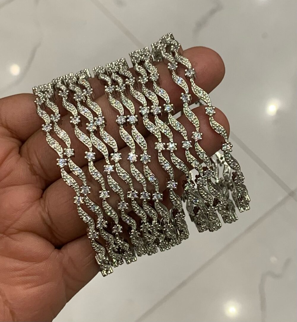 Silver Bangles Set C500 - Image 3