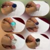 Zircon Stone Ring H50 - Image 2