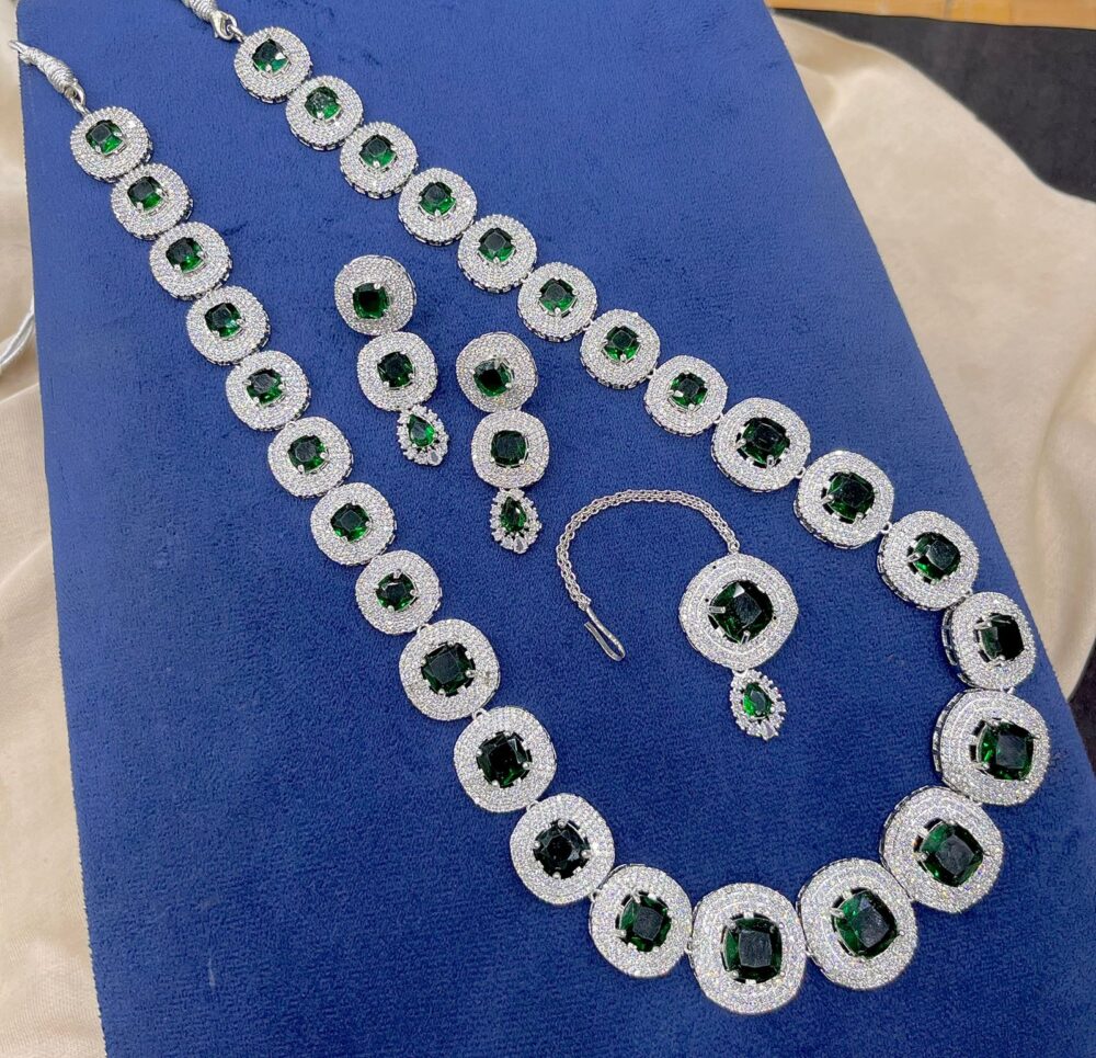 Zircon Stone Mala Set