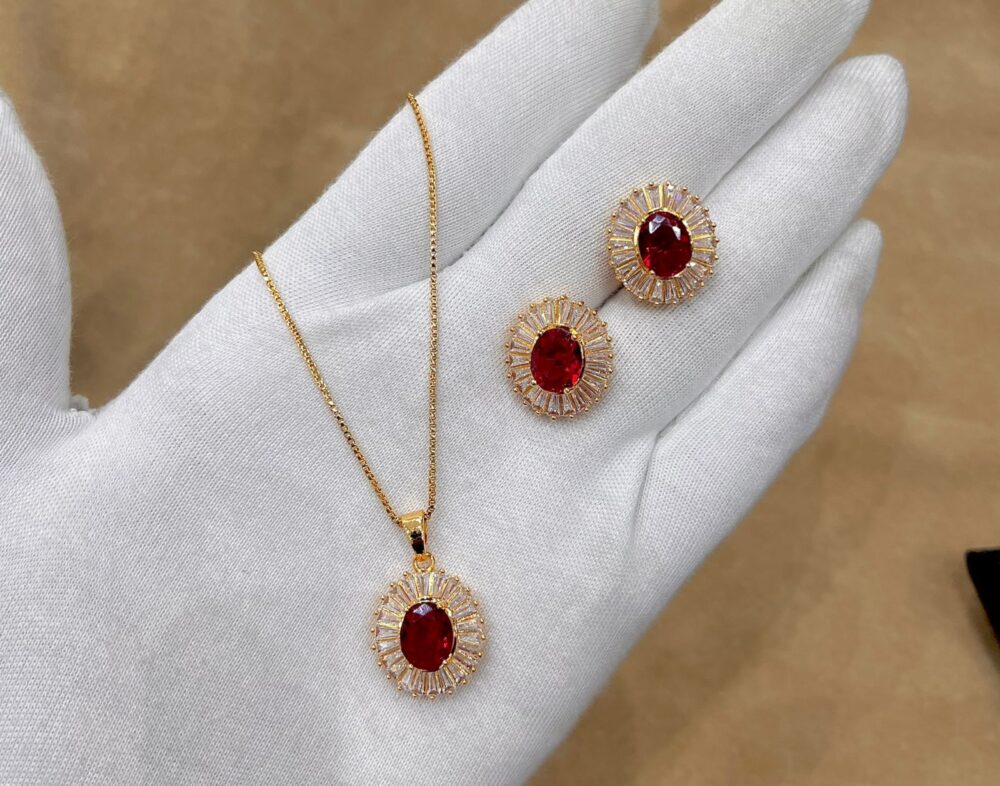 Gold Locket Sets E65