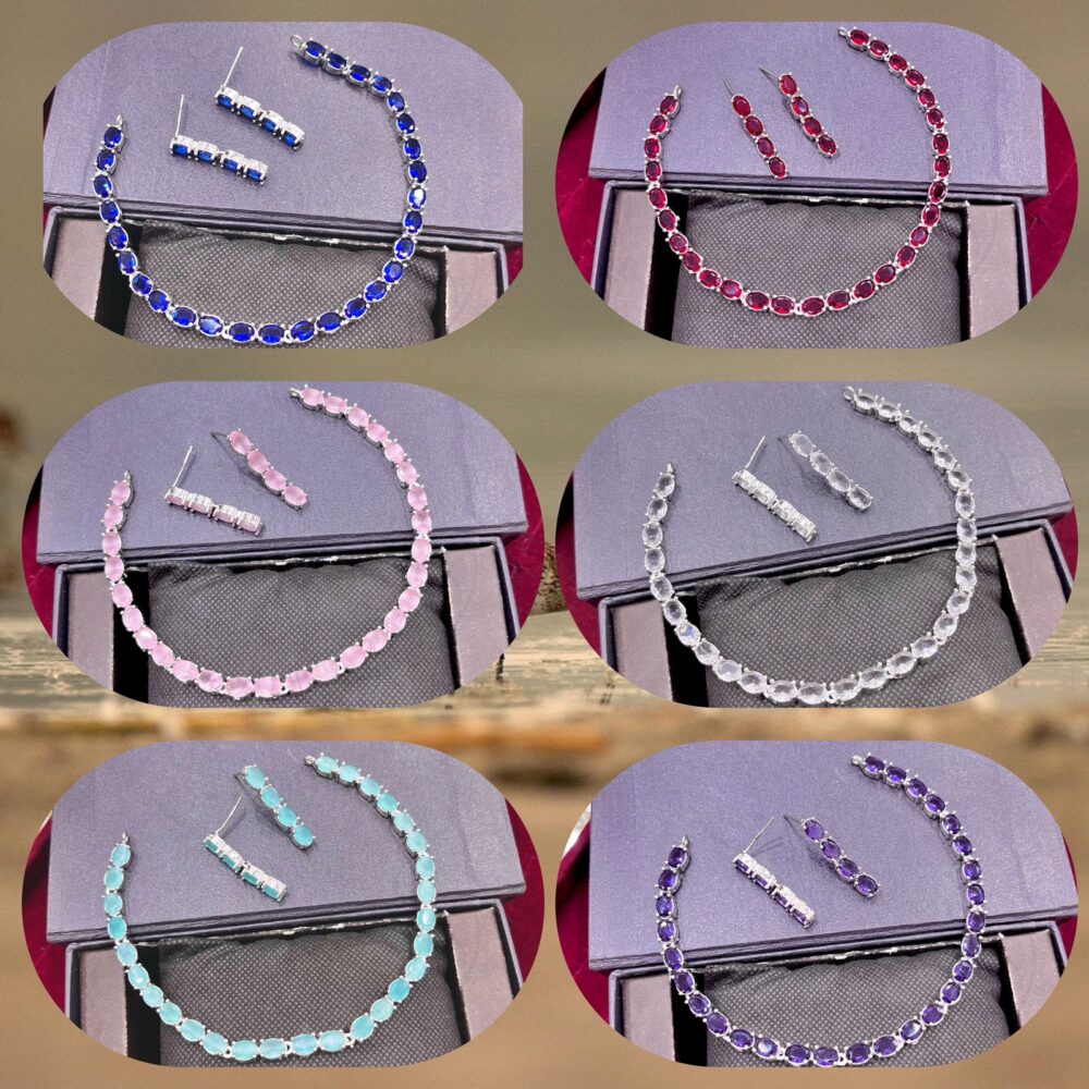 Diamond Zircon Stone Set AD00 - Image 2