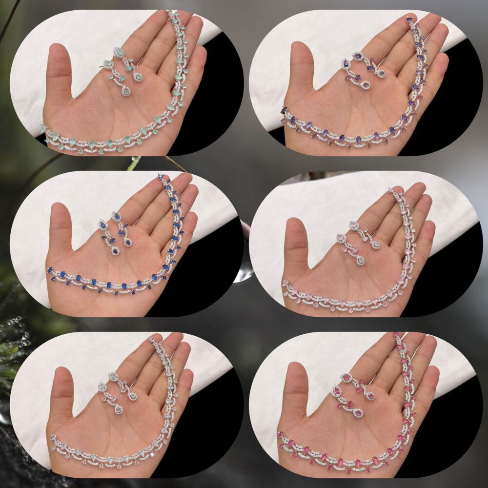 Diamond Zircon Stone Set BB00 - Image 2