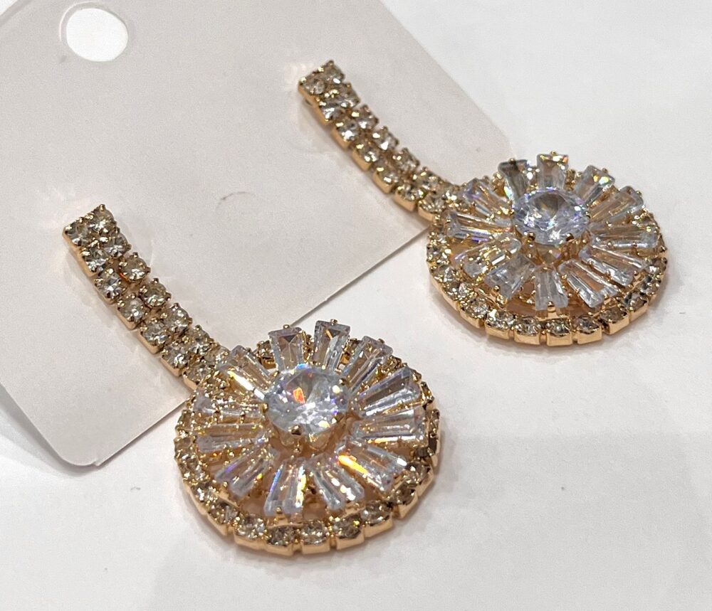 Zircon Tone Earrings