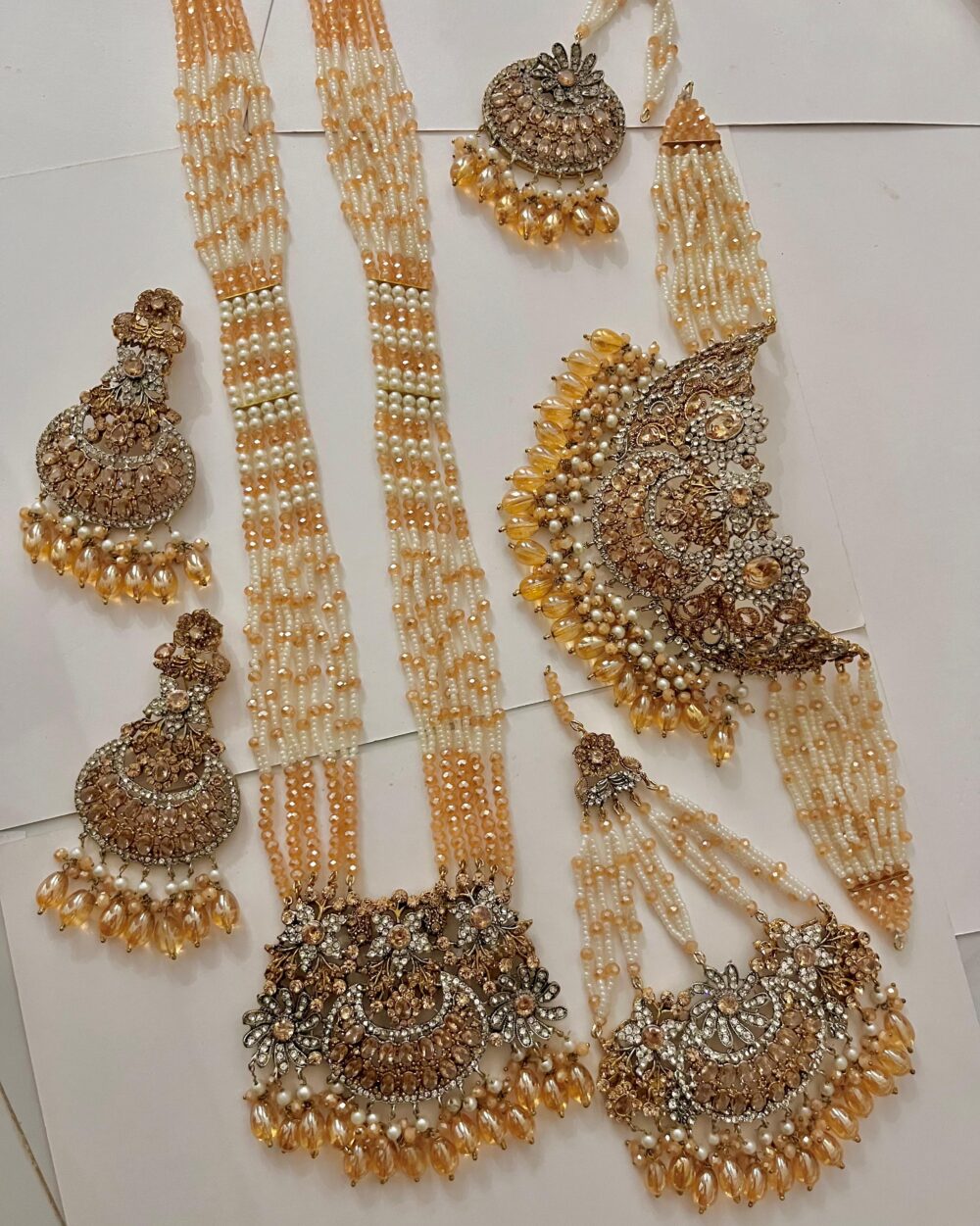 Bridal Mala Set G000 - Image 4