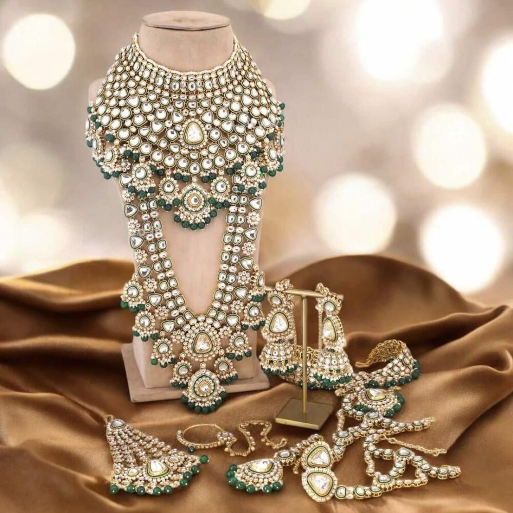 Indian Kundan Bridal Set AG500 - Image 4