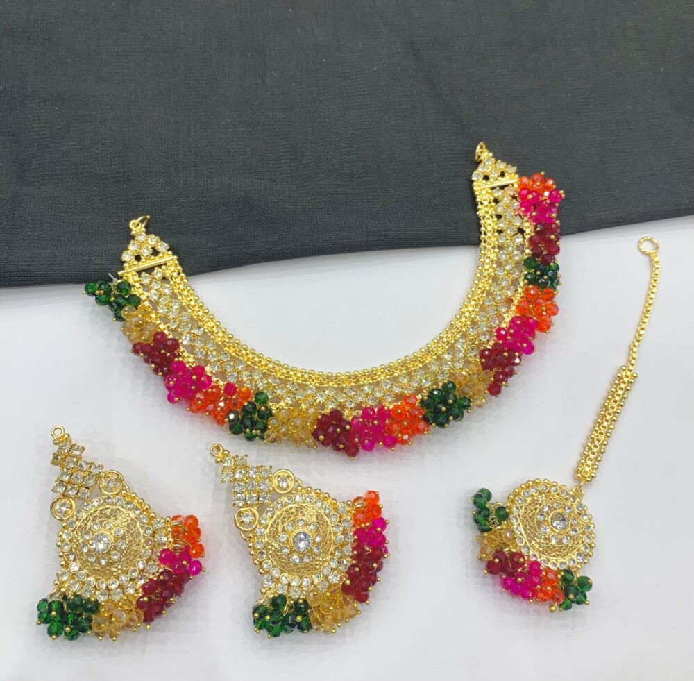 Gajra Necklace Set